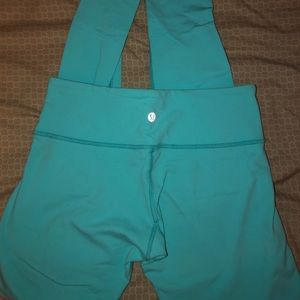 Teal blue Lululemon Leggings
